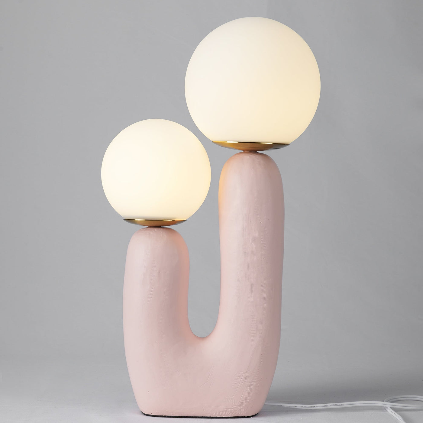 Modern Glass and Resin Table Lamp
