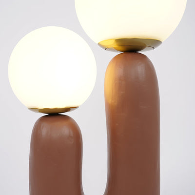 Modern Glass and Resin Table Lamp