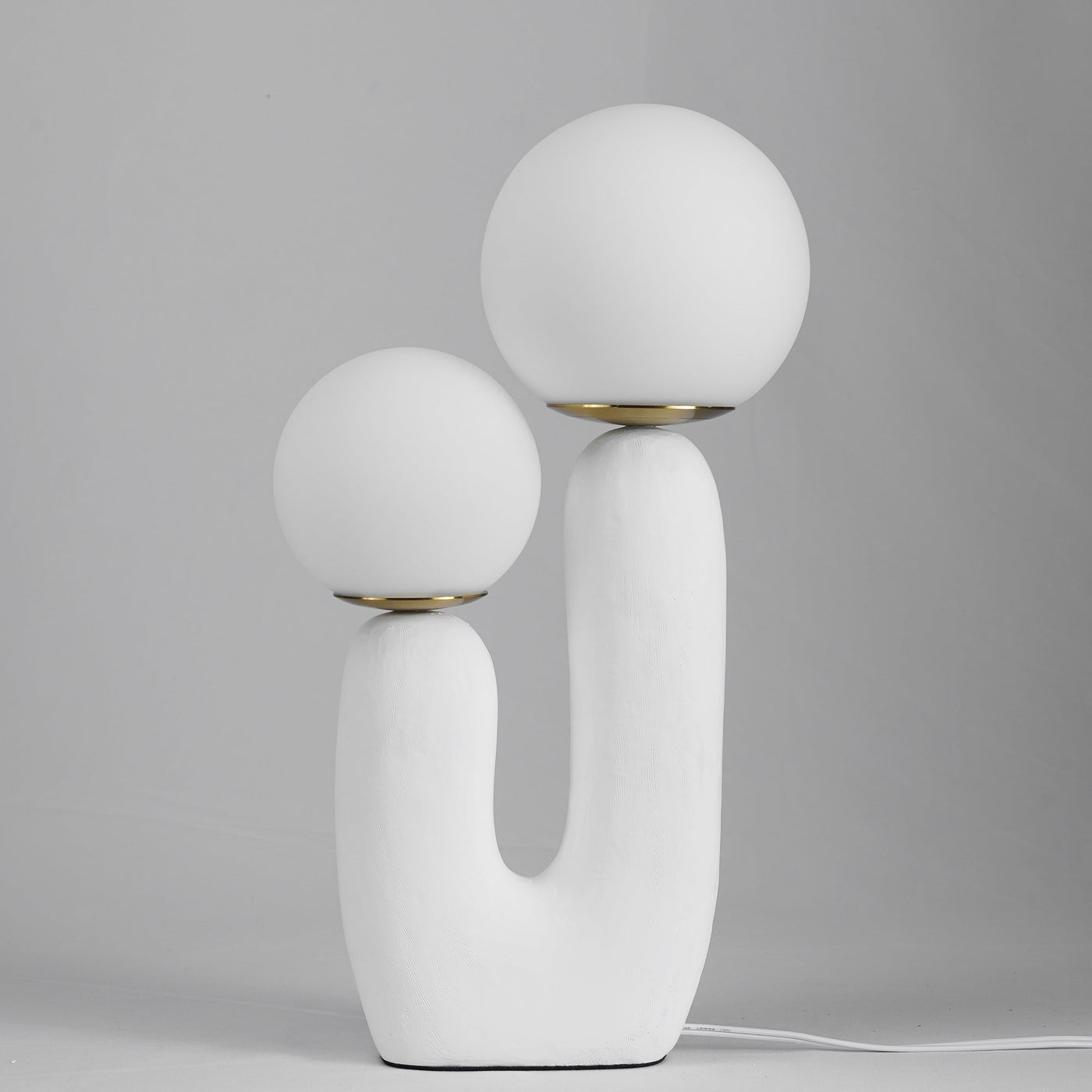Modern Glass and Resin Table Lamp