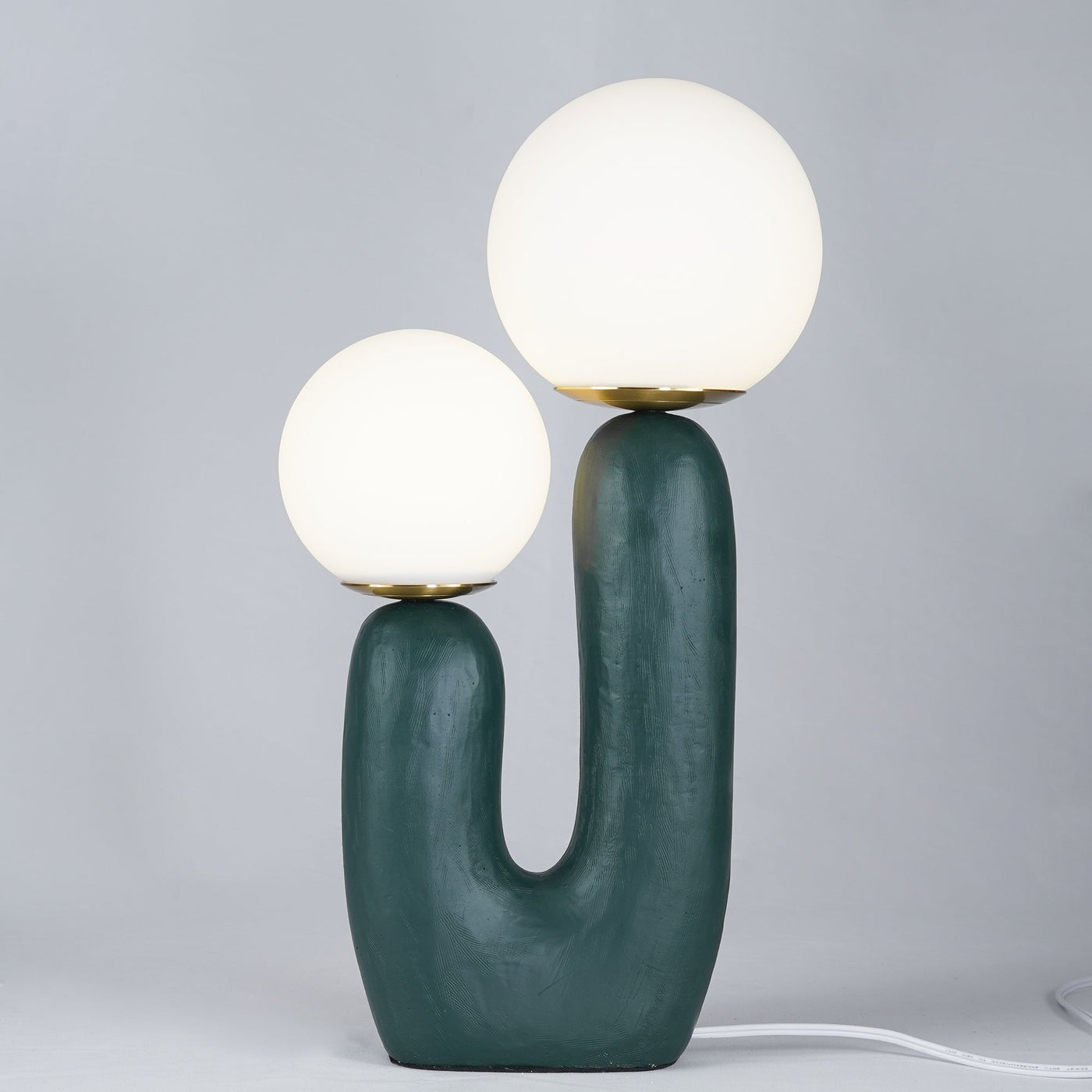 Modern Glass and Resin Table Lamp