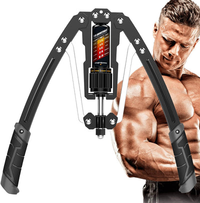 Adjustable Hydraulic Arm Exerciser 10–200KG – Twister Strength Trainer