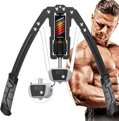 Adjustable Hydraulic Arm Exerciser 10–200KG – Twister Strength Trainer