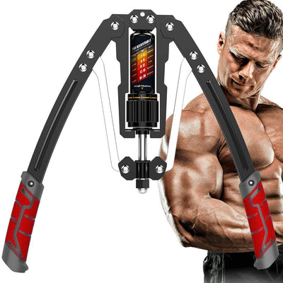 Adjustable Hydraulic Arm Exerciser 10–200KG – Twister Strength Trainer