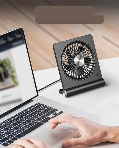 Quiet Compact Desk Fan for Home Office