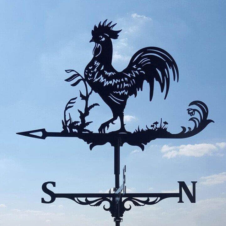 Unique Garden Wind Vane Decorative Stainless Steel