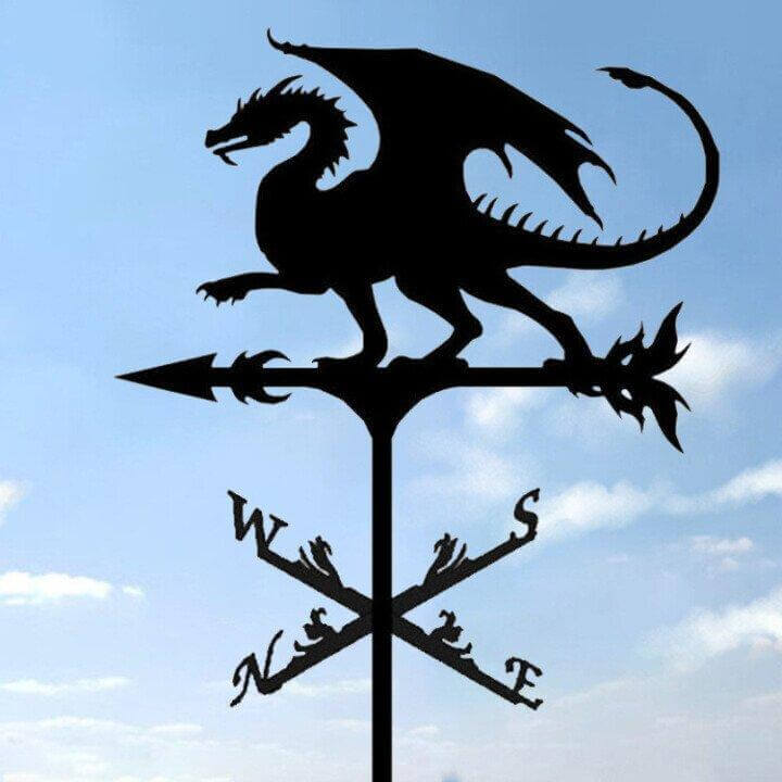 Unique Garden Wind Vane Decorative Stainless Steel