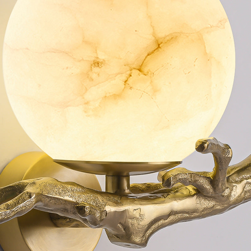 MarbleGlow - Contemporary Wall Lamp