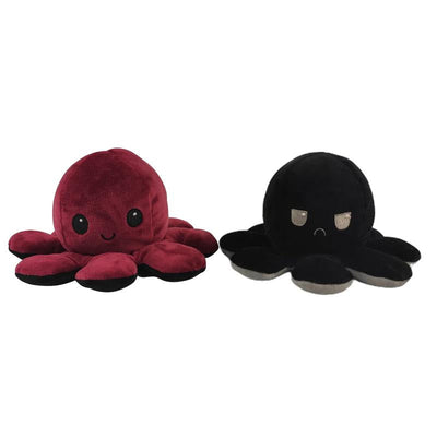 Reversible Plush Toy with Double-Sided Expressions