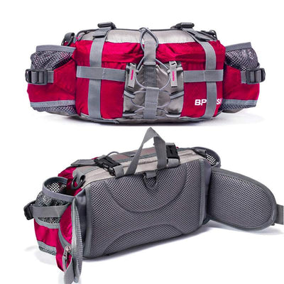 Waterproof Hiking Waist Bag with Bottle Holder