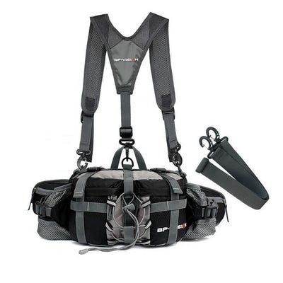 Waterproof Hiking Waist Bag with Bottle Holder