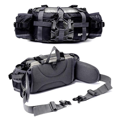 Waterproof Hiking Waist Bag with Bottle Holder