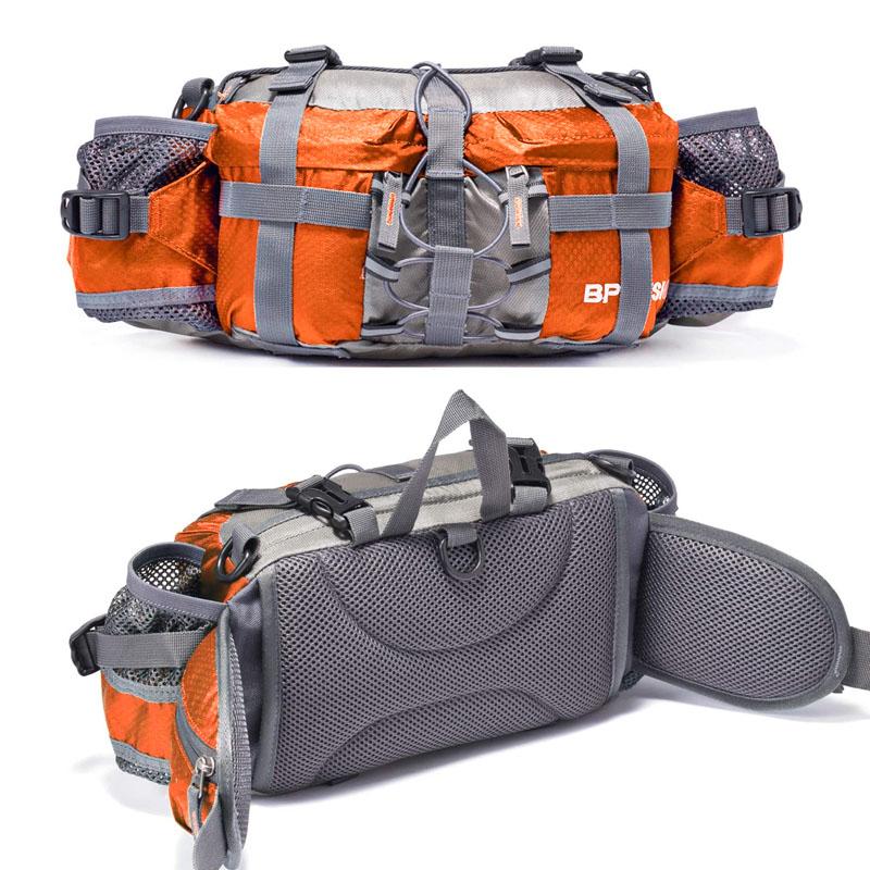 Waterproof Hiking Waist Bag with Bottle Holder