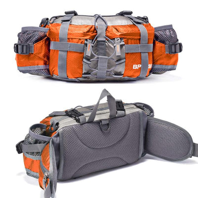 Waterproof Hiking Waist Bag with Bottle Holder