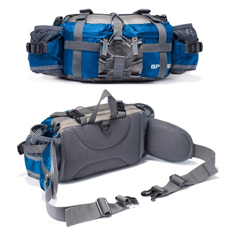 Waterproof Hiking Waist Bag with Bottle Holder