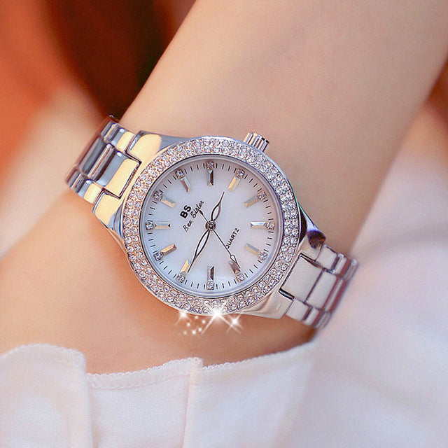 Esmée Women’s Stainless Steel Quartz Watch 32mm Silver