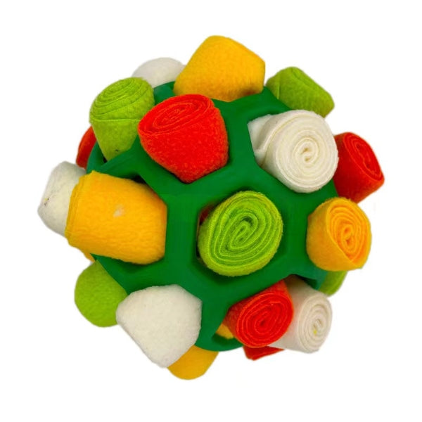 SnuffleMaster Interactive Dog Treat Ball – Foraging and Enrichment Toy