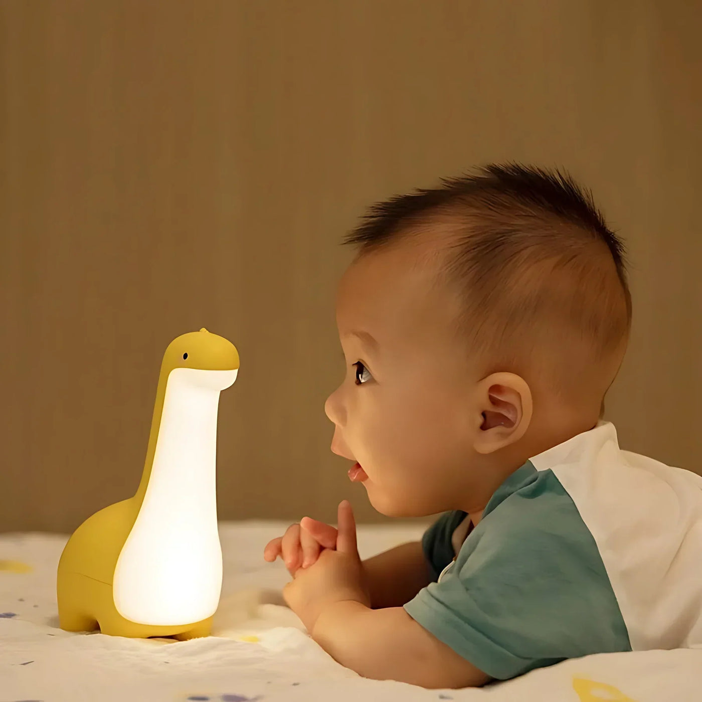 LED Dinosaur Night Light for Kids with Soft Glow