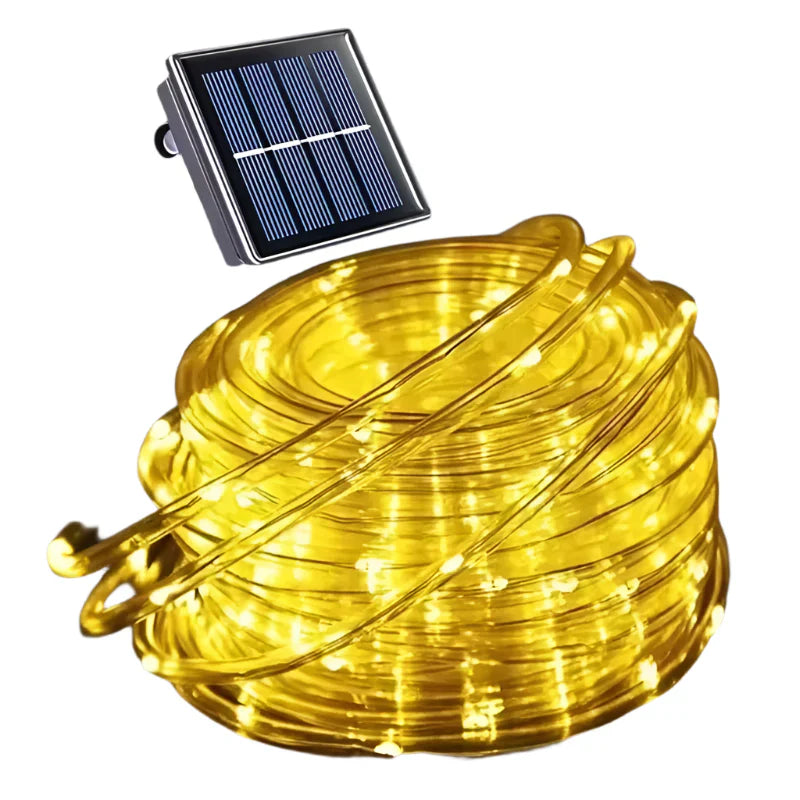 Solar LED String Lights – Outdoor Waterproof Rope