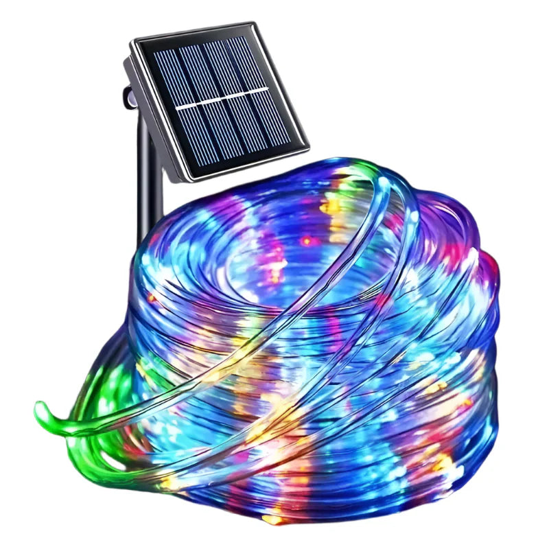 Solar LED String Lights – Outdoor Waterproof Rope