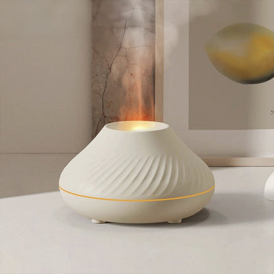 Volcano Flame Effect Air Humidifier and Aroma Diffuser