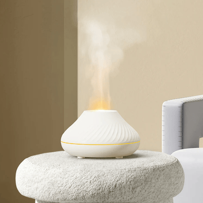 Volcano Flame Effect Air Humidifier and Aroma Diffuser