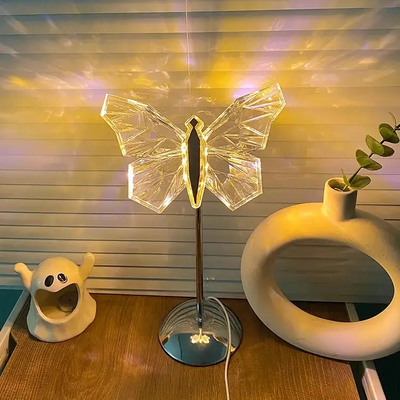 Butterfly Crystal Table Lamp – Elegant LED Accent Light