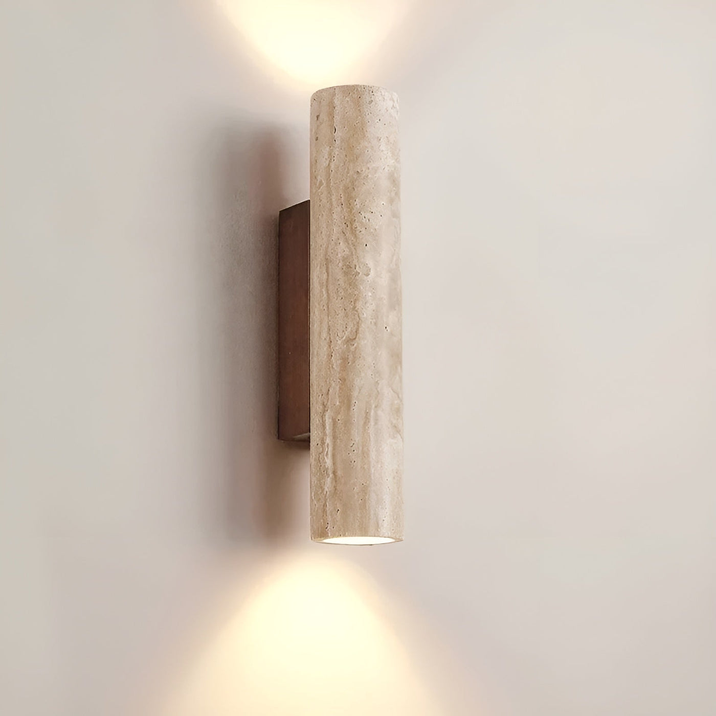 Travertine LED Wall Light – Wabi-Sabi Style Lamp