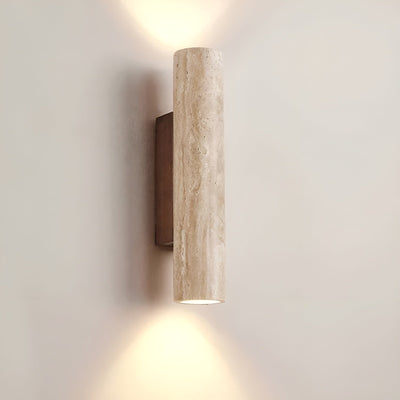 Travertine LED Wall Light – Wabi-Sabi Style Lamp