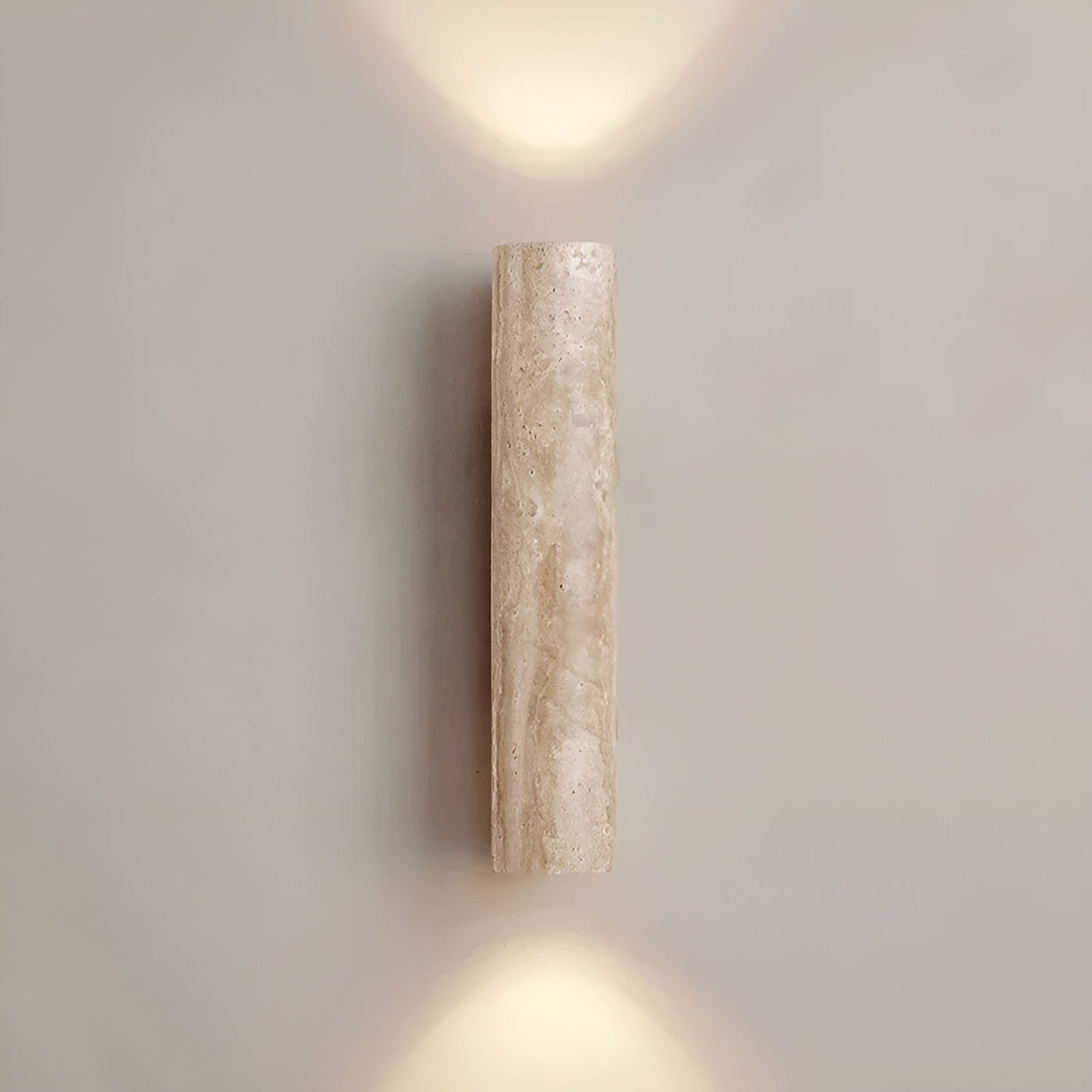 Travertine LED Wall Light – Wabi-Sabi Style Lamp
