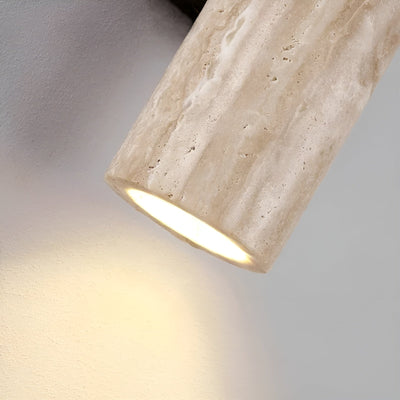 Travertine LED Wall Light – Wabi-Sabi Style Lamp