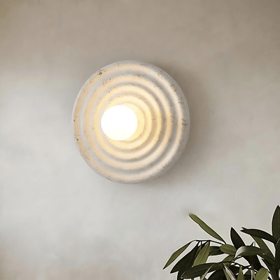 Wabi-Sabi Japandi Wall Lamp with Soft Ambient Light