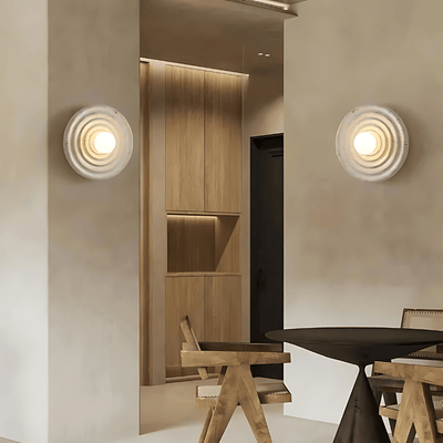 Wabi-Sabi Japandi Wall Lamp with Soft Ambient Light