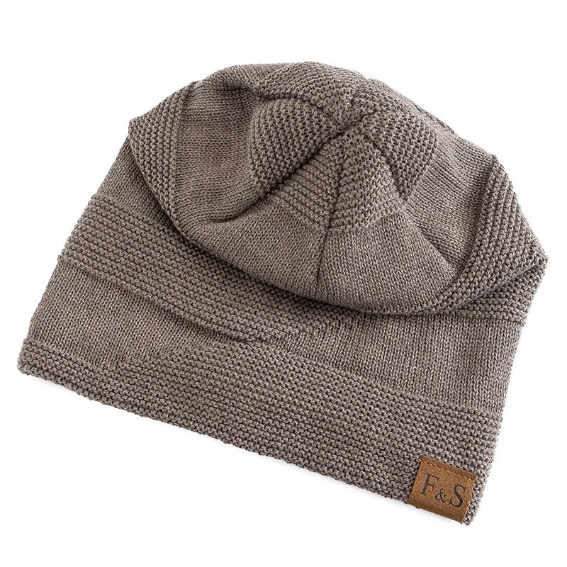 Luna Warm Winter Beanie – Soft Knit with Fleece Lining
