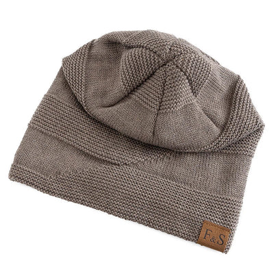 Luna Warm Winter Beanie – Soft Knit with Fleece Lining