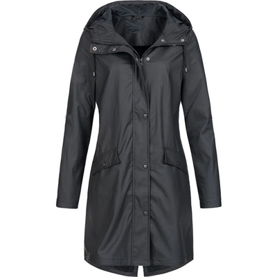 Waterproof Long Women’s Raincoat Luna Hooded Lightweight Jacket