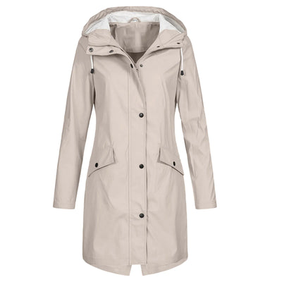 Waterproof Oversized Hooded Raincoat for Women