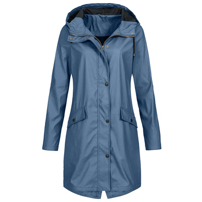 Waterproof Oversized Hooded Raincoat for Women