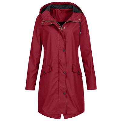 Waterproof Oversized Hooded Raincoat for Women