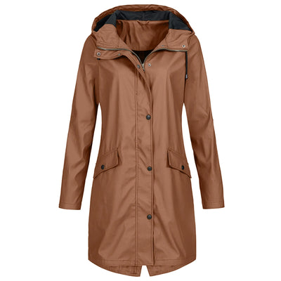 Waterproof Oversized Hooded Raincoat for Women