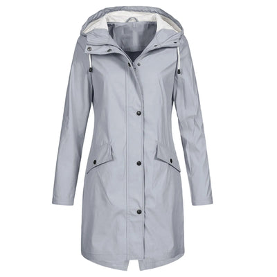 Waterproof Oversized Hooded Raincoat for Women
