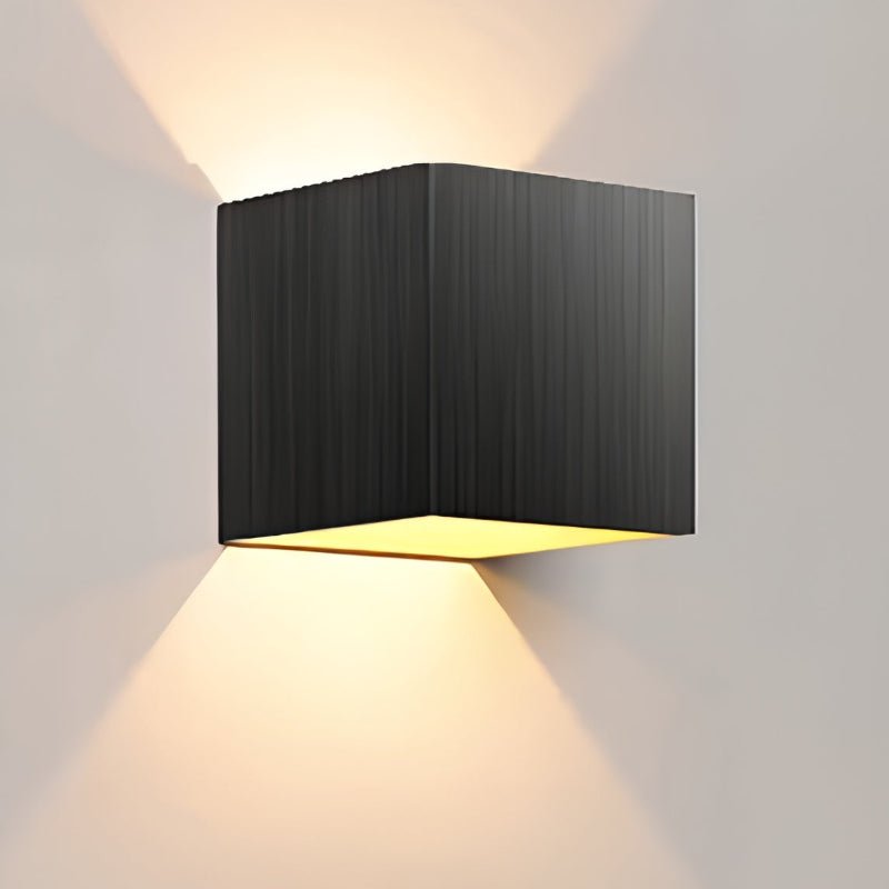 Weatherproof Cube Wall Light – Up Down LED Outdoor Lamp