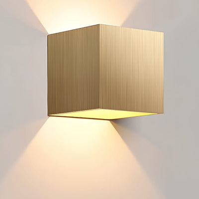 Weatherproof Cube Wall Light – Up Down LED Outdoor Lamp
