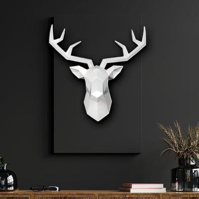 Large Nordic Deer Head 3D Wall Decor