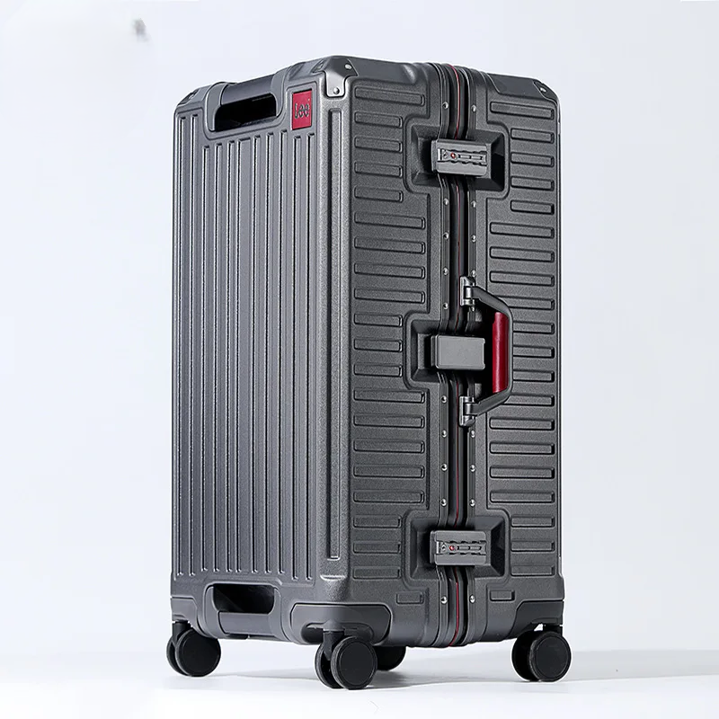 Lisbon Wide Handle Hard Shell Suitcase with 360° Spinner Wheels