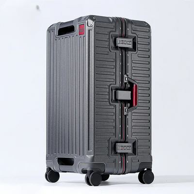 Lisbon Wide Handle Hard Shell Suitcase with 360° Spinner Wheels