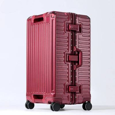 Lisbon Wide Handle Hard Shell Suitcase with 360° Spinner Wheels