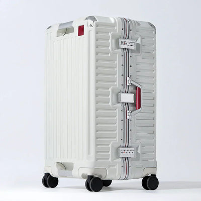 Lisbon Wide Handle Hard Shell Suitcase with 360° Spinner Wheels