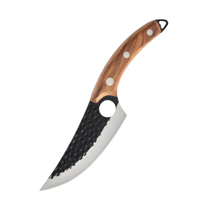 Hand-Forged Huusk Chef Knife – Full Tang Steel