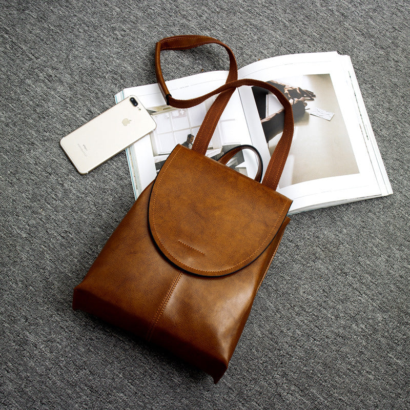 Women's Leather Backpack for Work and Travel