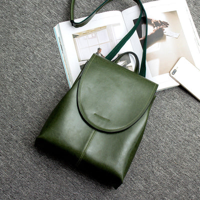 Women's Leather Backpack for Work and Travel